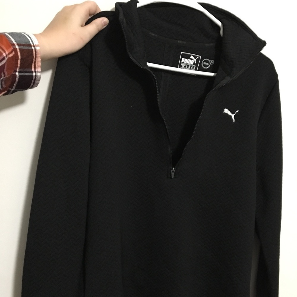 Black Puma Hoodie (Climate material)